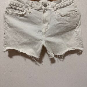 Calvin Klein Jeans White Denim Shorts